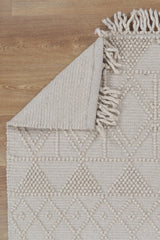Diego Inca Beige Wool Rug - DIEG01
