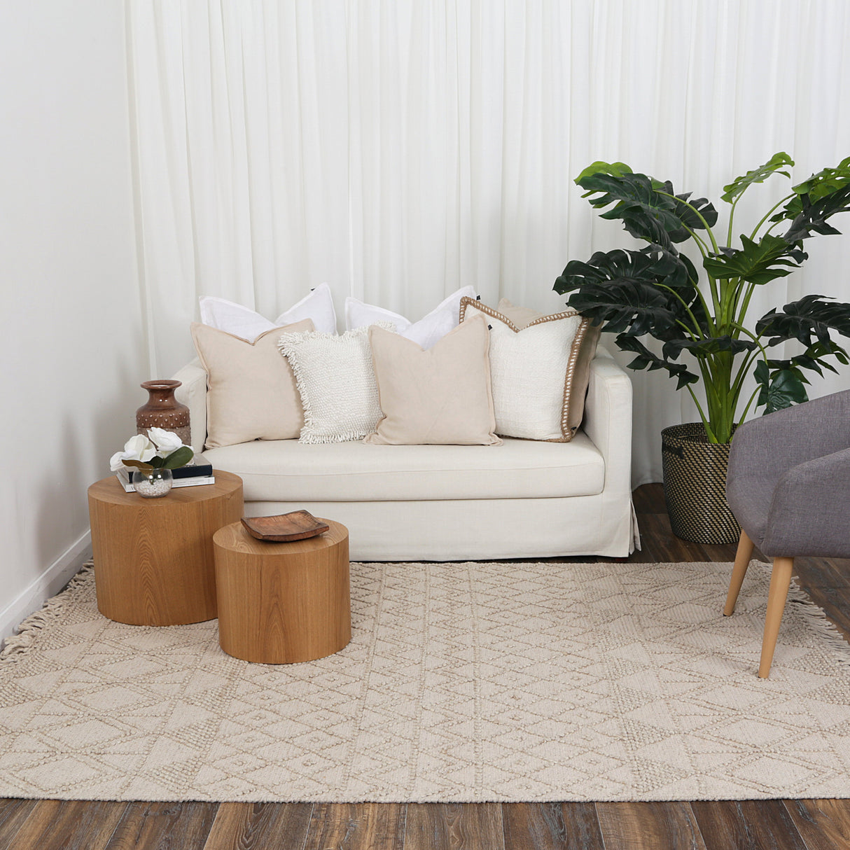 Diego Inca Brown Wool Rug - DIEG01