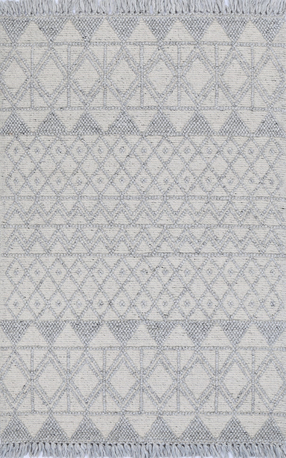 Diego Inca Grey Wool Rug - DIEG01