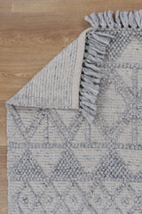 Diego Inca Grey Wool Rug - DIEG01