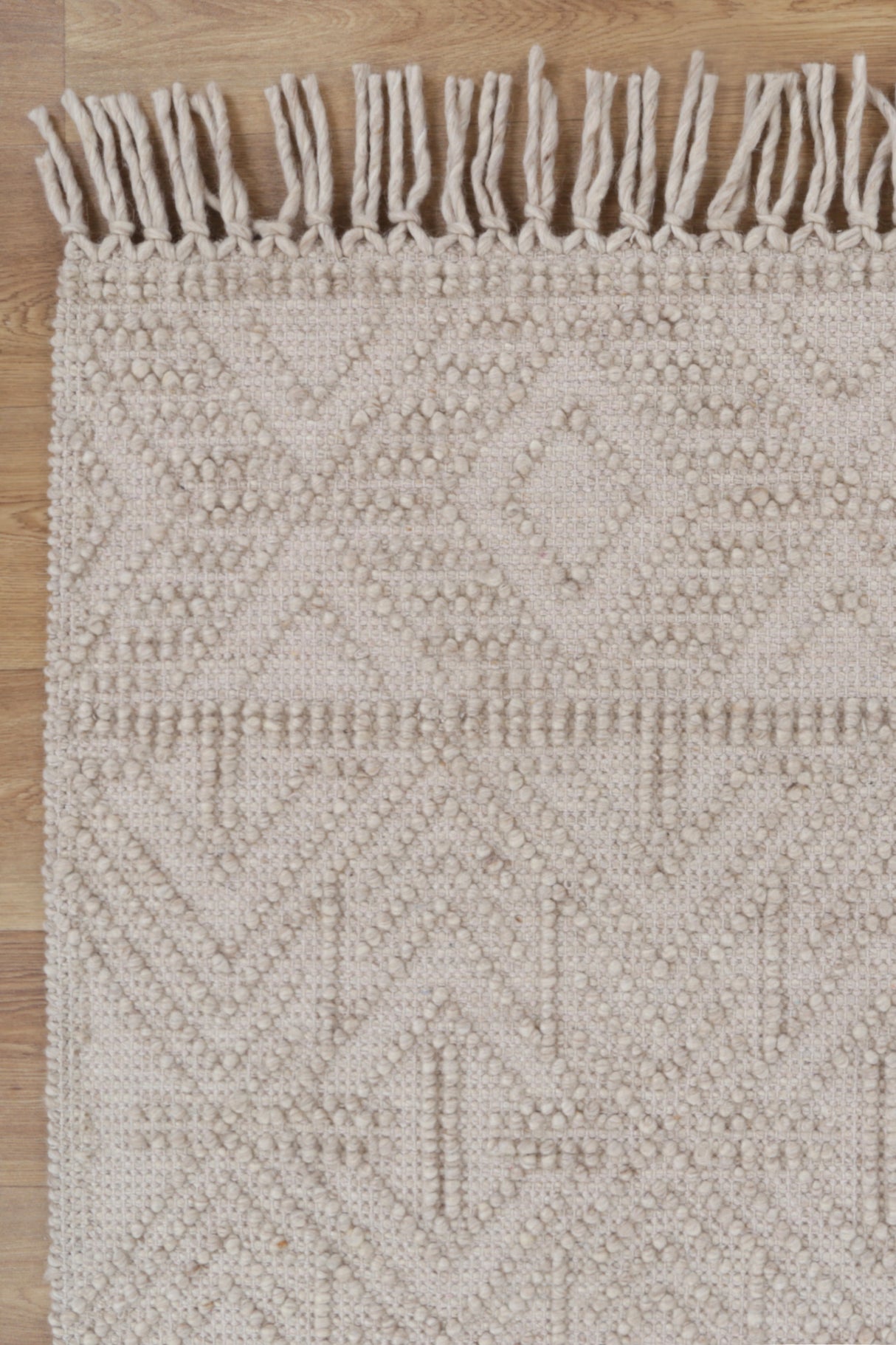 Diego Tribal Brown Wool Rug - DIEG02