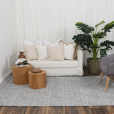 Diego Tribal Grey Wool Rug - DIEG02