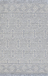 Diego Tribal Grey Wool Rug - DIEG02
