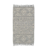 Diego Tribal Grey Wool Rug - DIEG02