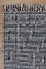 Diego Ornamental Grey Multi Wool Rug - DIEG03