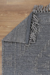 Diego Ornamental Grey Multi Wool Rug - DIEG03