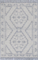 Diego Ornamental Grey Wool Rug - DIEG03