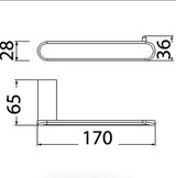 Dove Paper Holder (Chrome)