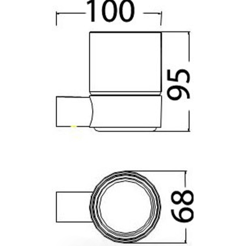 Dove Tumbler Holder (Chrome)