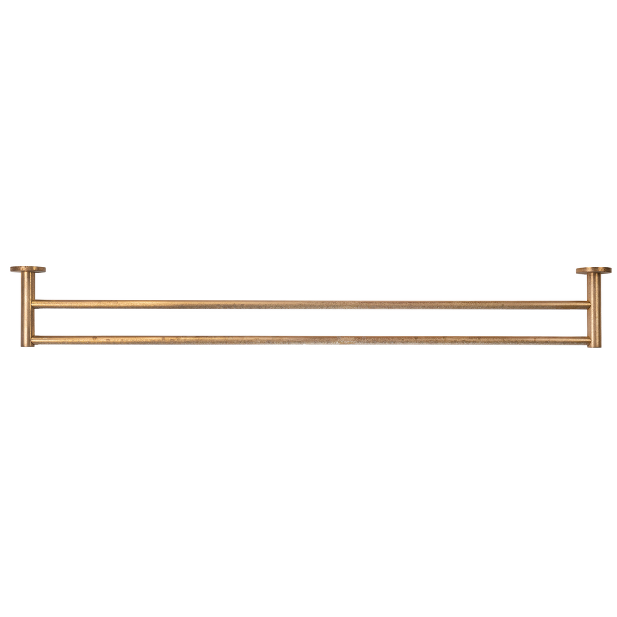 Mica Double Towel Rail - 800mm - Living Brass