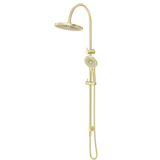 Mica Gooseneck Dual Shower Rail
