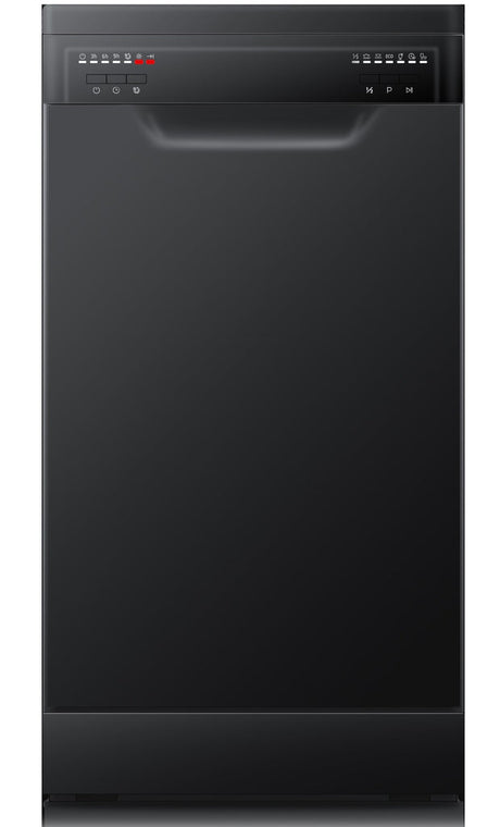 _black dishwasher_partially integrated 