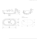 Doros - Undermount - 530 x 320 x 168mm