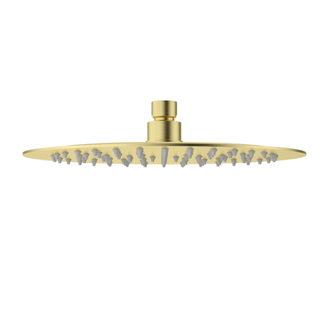 Dove Round Overhead Shower Brushed Gold