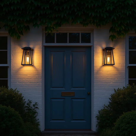 Dover 1LT Exterior Wall Light Black IP43