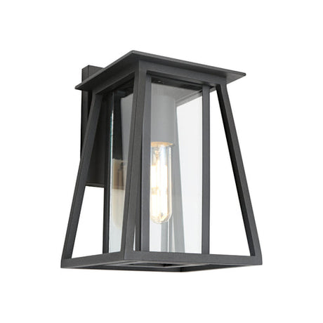Dover 1LT Exterior Wall Light Black IP43