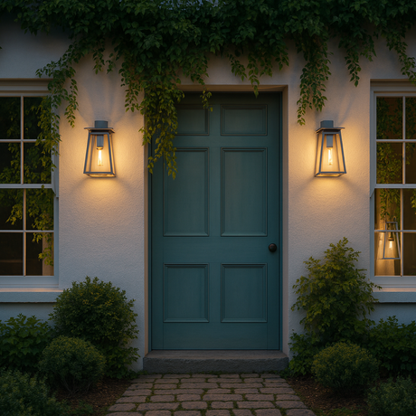 Dover 1LT Exterior Wall Light Old Bronze IP43