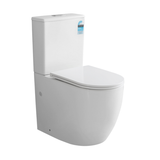 Dune Tornado Rimless White Toilet Suite