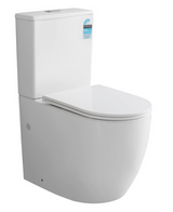 Dune Tornado Rimless White Toilet Suite
