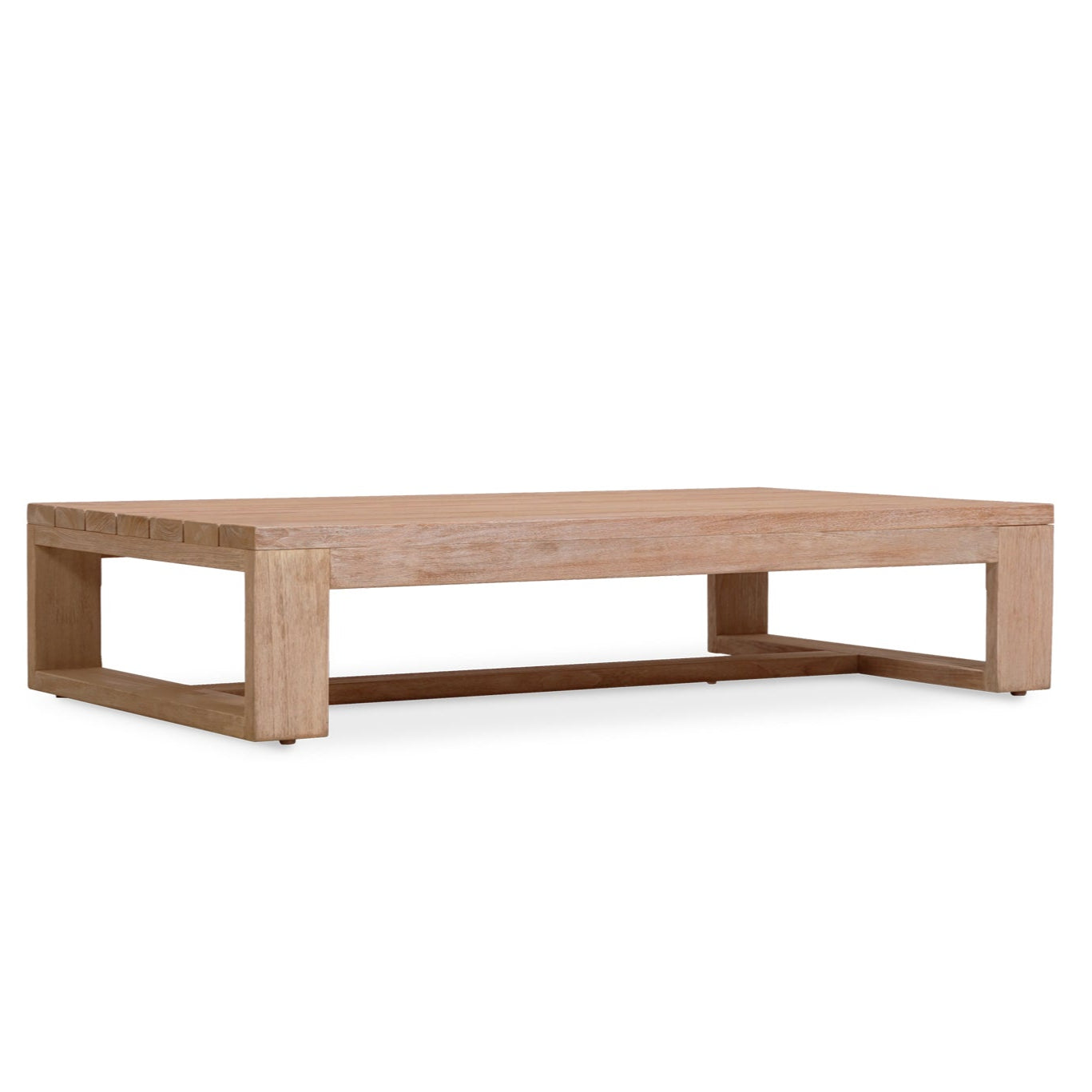 Duo Island Outdoor Teak Coffee Table – Oversize – Low - 0.26m