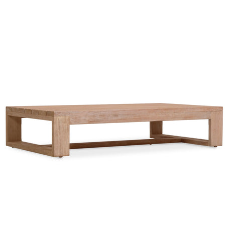 Duo Island Outdoor Teak Coffee Table – Oversize – Low - 0.26m