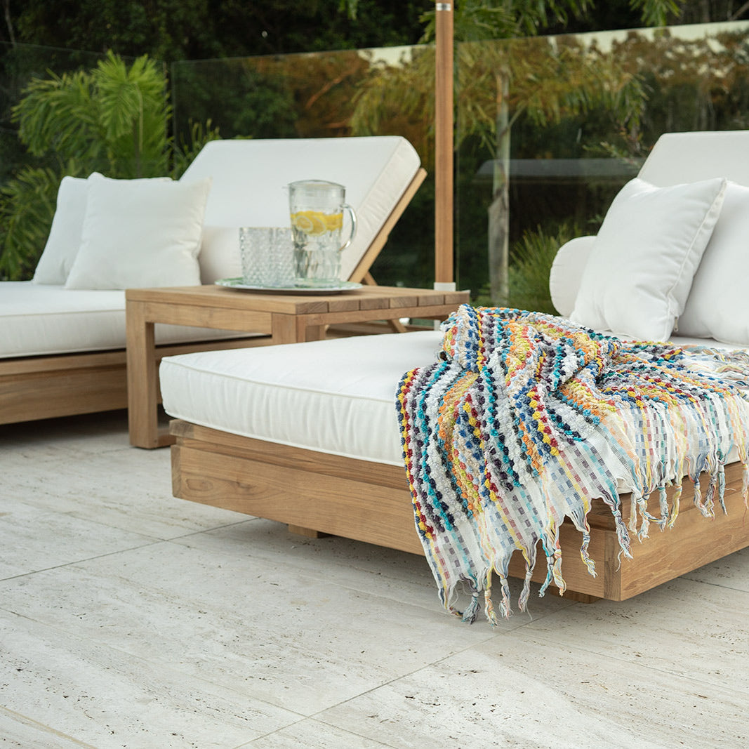 Duo Island Teak Outpost Side Table - 0.61m