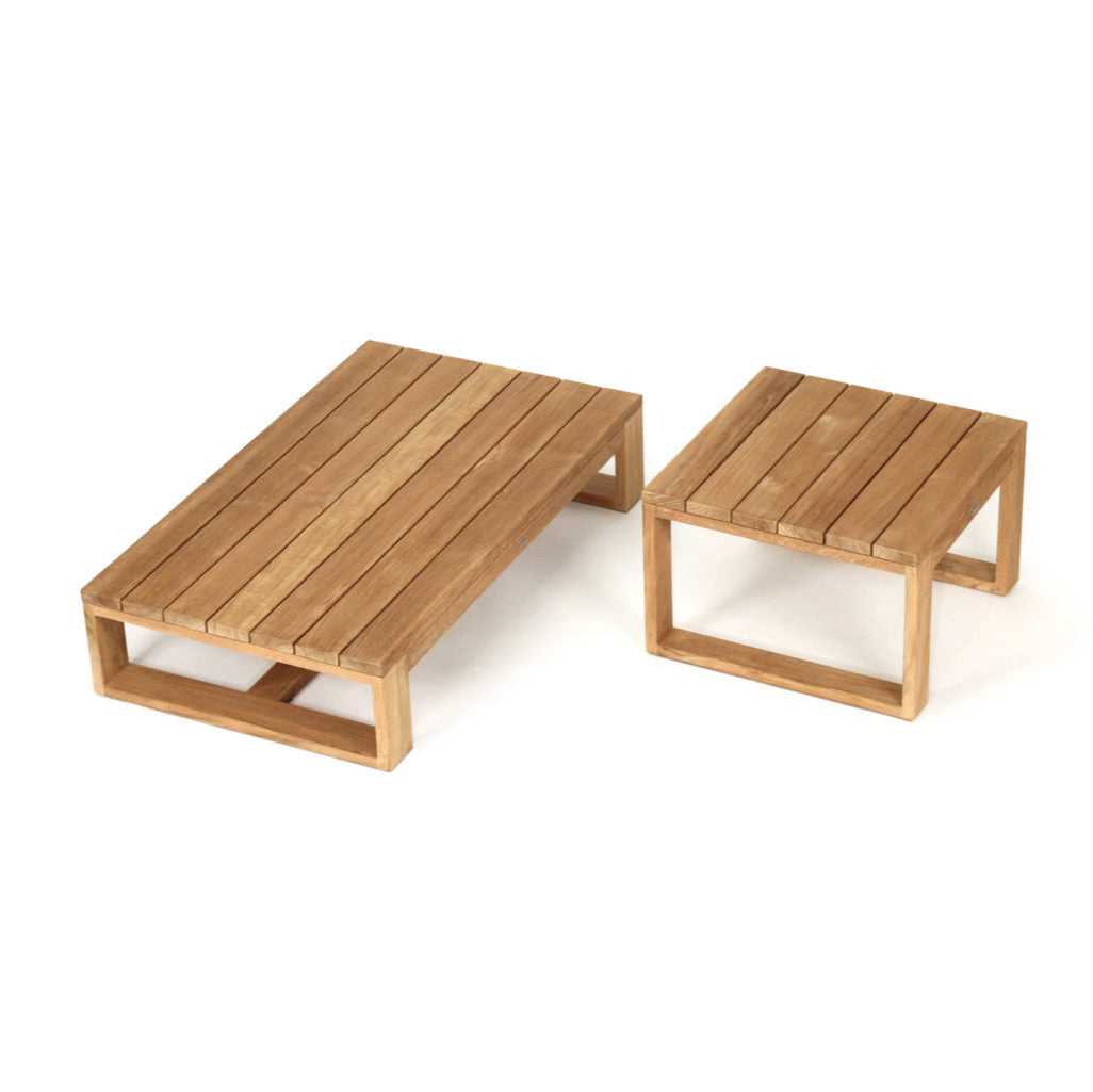 Duo Island Teak Outpost Side Table - 0.61m