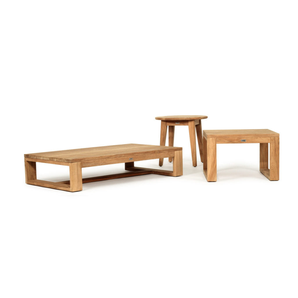 Duo Island Teak Outpost Side Table - 0.61m