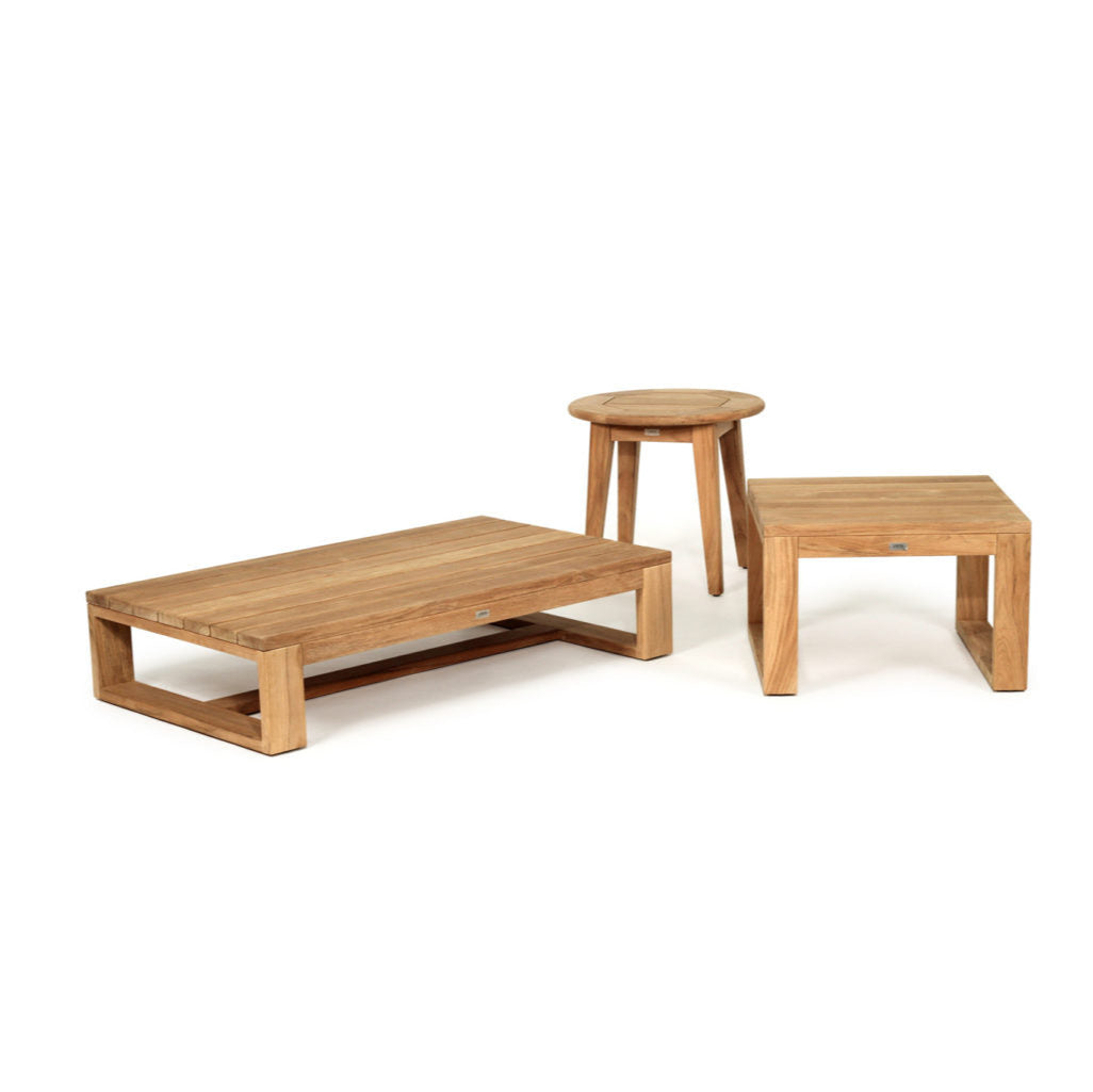 Duo Island Teak Outpost Side Table - 0.61m