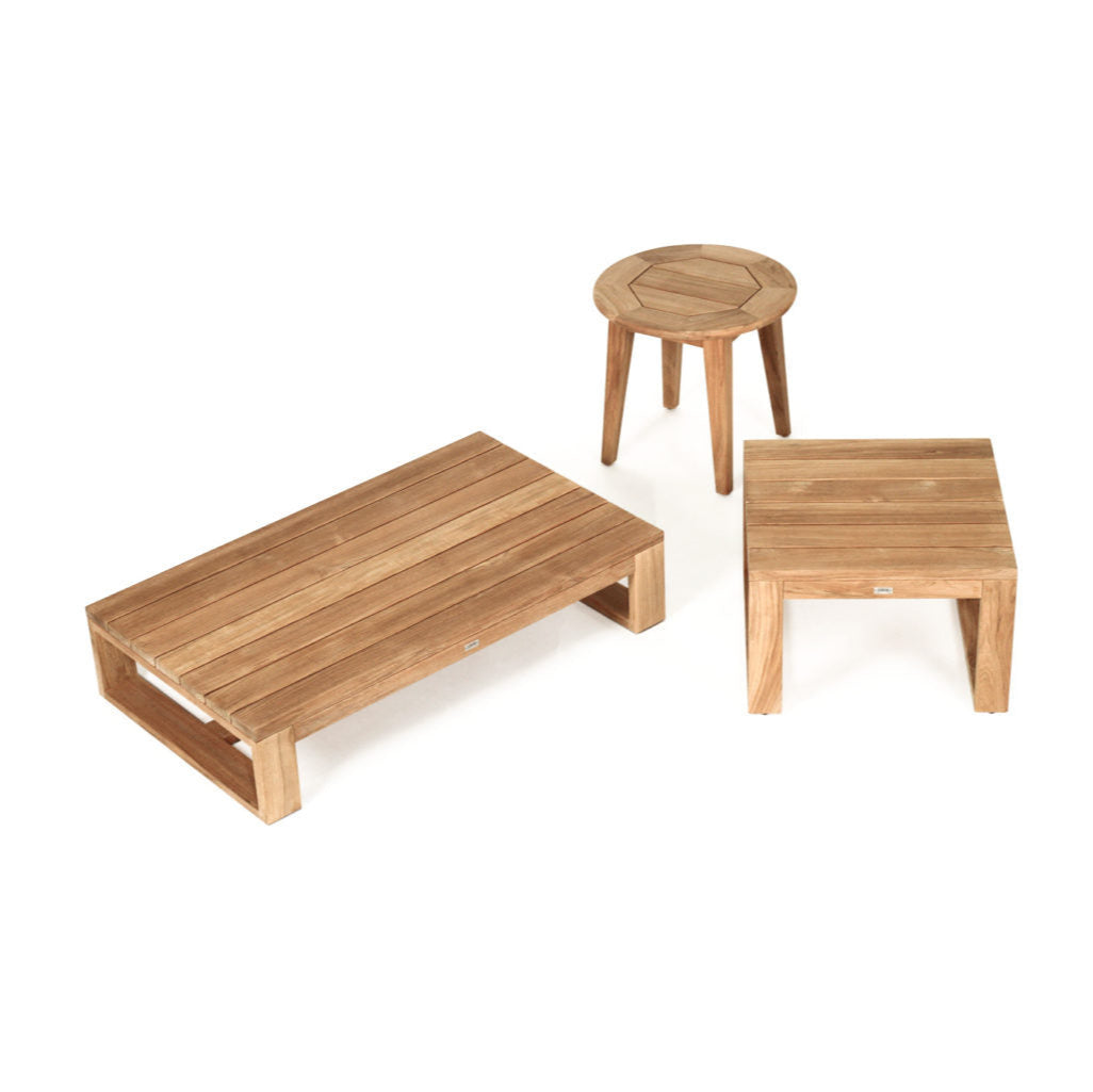 Duo Island Teak Outpost Side Table - 0.61m