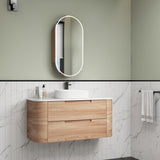 Briony Wall Hung Curve Vanity Mia Oak (All Size)