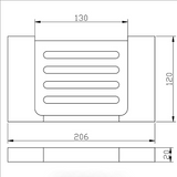 Eden Soap Holder - Technical Drawing