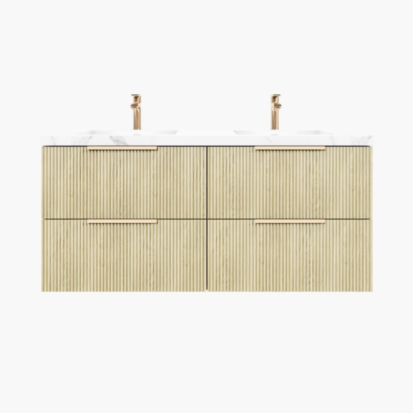 EDEN Wall Hung Vanity Classic Oak 