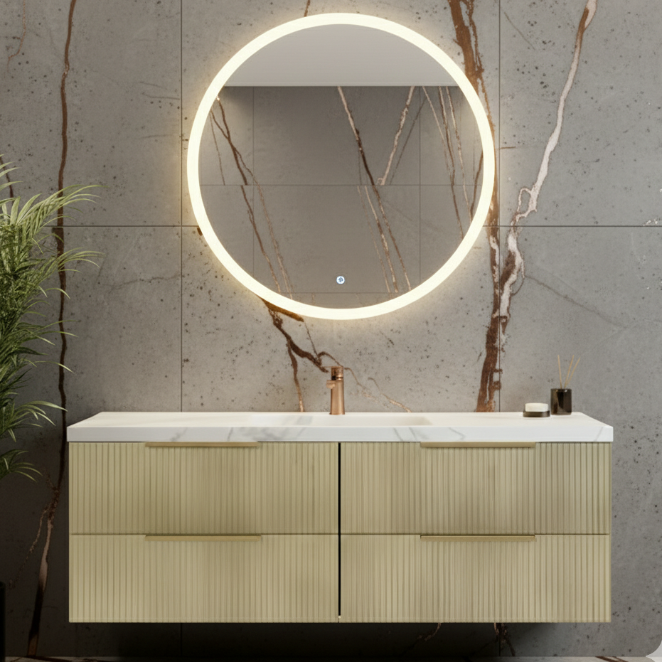 EDEN Wall Hung Vanity Classic Oak 