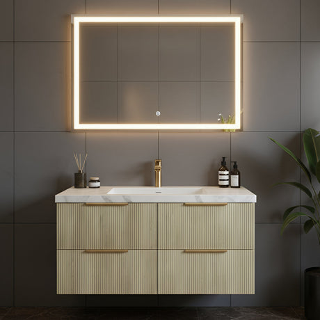 EDEN Wall Hung Vanity Classic Oak 