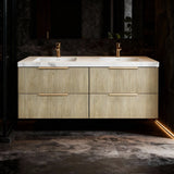 EDEN Wall Hung Vanity Classic Oak 