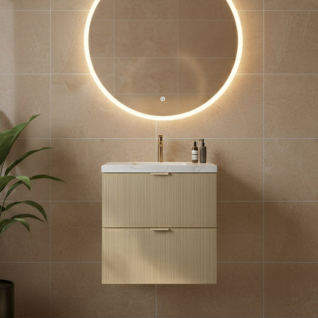 EDEN Wall Hung Vanity Classic Oak 