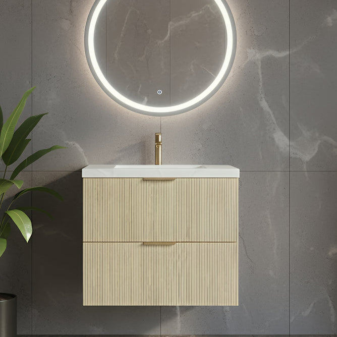 EDEN Wall Hung Vanity Classic Oak 