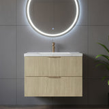 EDEN Wall Hung Vanity Classic Oak 