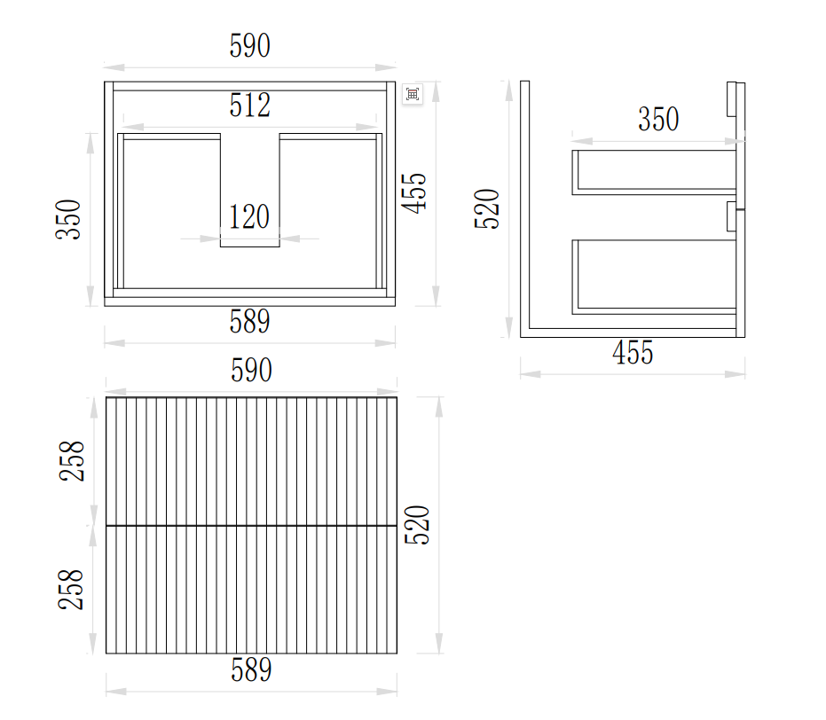 EDEN Wall Hung Vanity