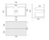 EDEN Wall Hung Vanity