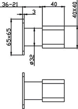 Elegant Wall Top Assemblies (Black)