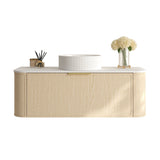 ELVA Wall Hung Vanity Natural Oak