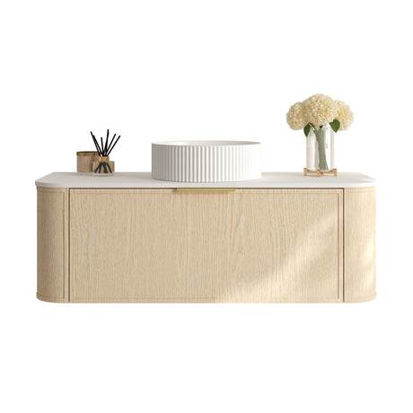 ELVA Wall Hung Vanity Natural Oak