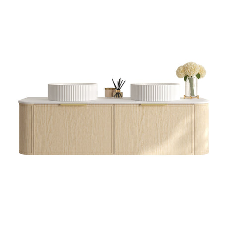 ELVA Wall Hung Vanity Natural Oak