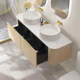 ELVA Wall Hung Vanity Natural Oak