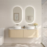 ELVA Wall Hung Vanity Natural Oak