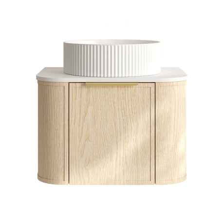ELVA Wall Hung Vanity Natural Oak