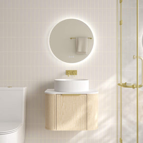 ELVA Wall Hung Vanity Natural Oak