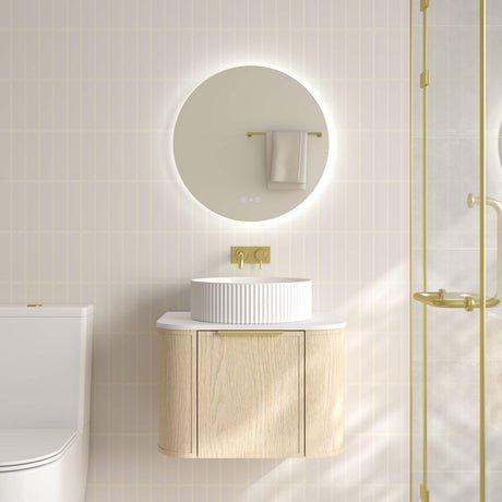 ELVA Wall Hung Vanity Natural Oak
